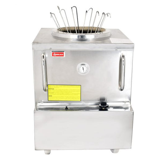 34” x 34” Stainless steel tandoor clay oven – natural gas item: 44385 - Continental Restaurant Equipment