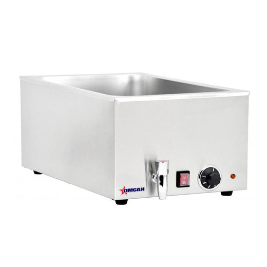 Single chamber food warmer with 2 half-size pans or 1 full-size pan capacity item: 19076 - Continental Restaurant Equipment