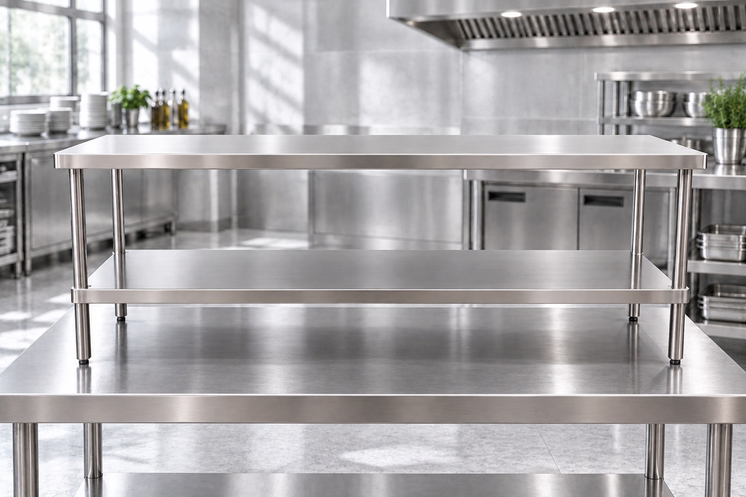 Single or Double Tier Overshelves equipment