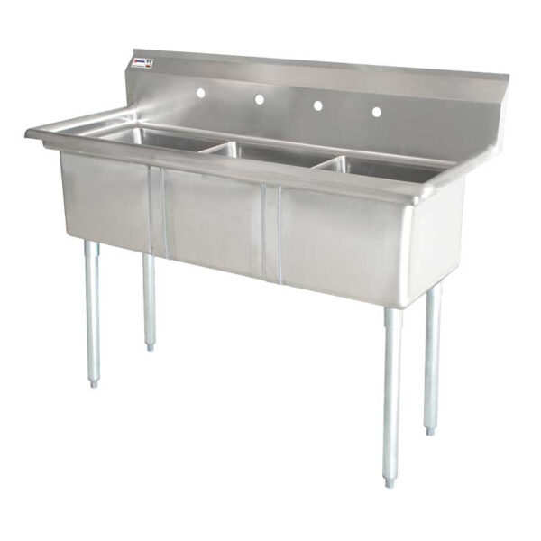 (3) Three Compartment Sink