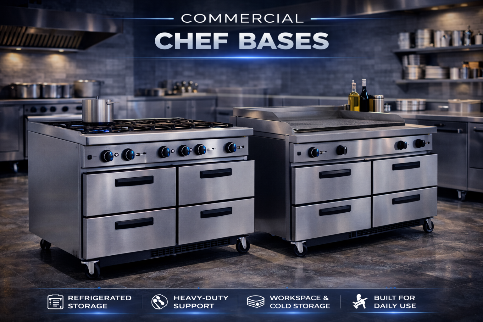 Chef Bases - Durable & Reliable Cooking Equipment