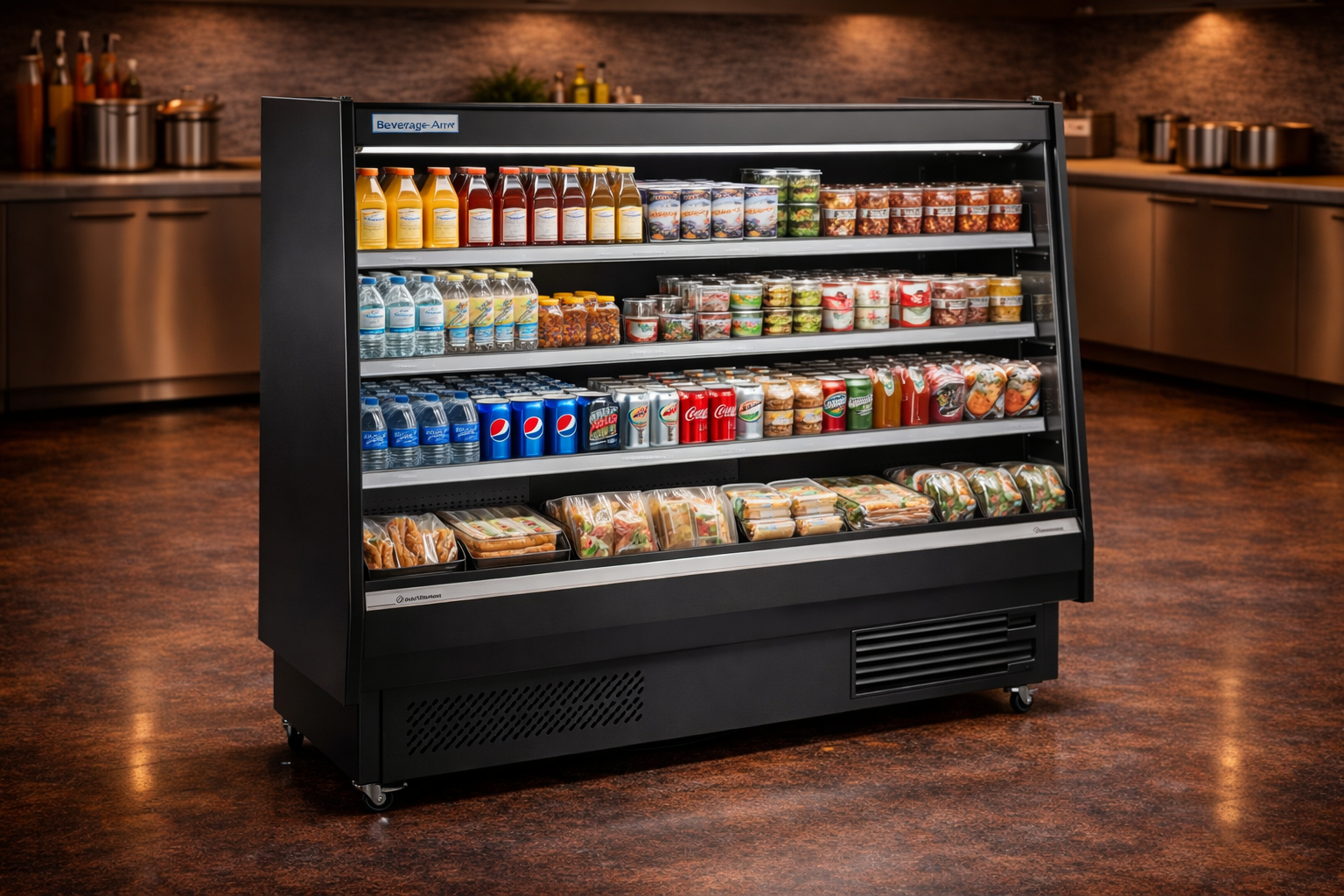 Open Air Curtain Merchandisers