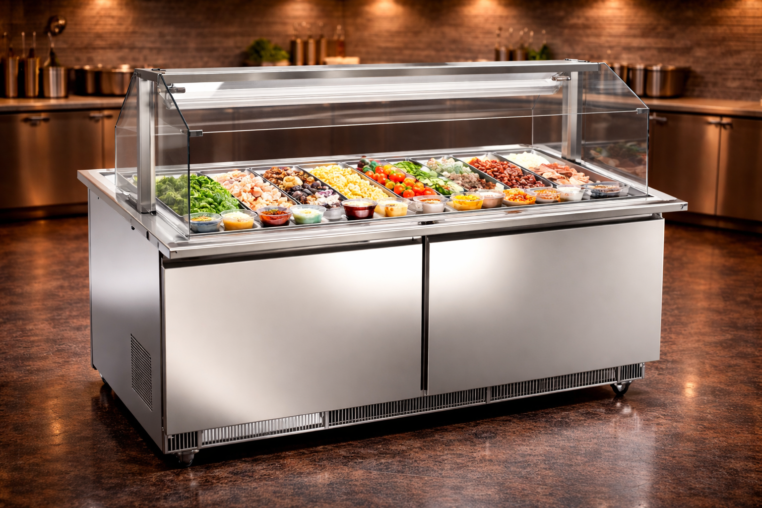Refrigerated Salad Bar & Cold Food Tables