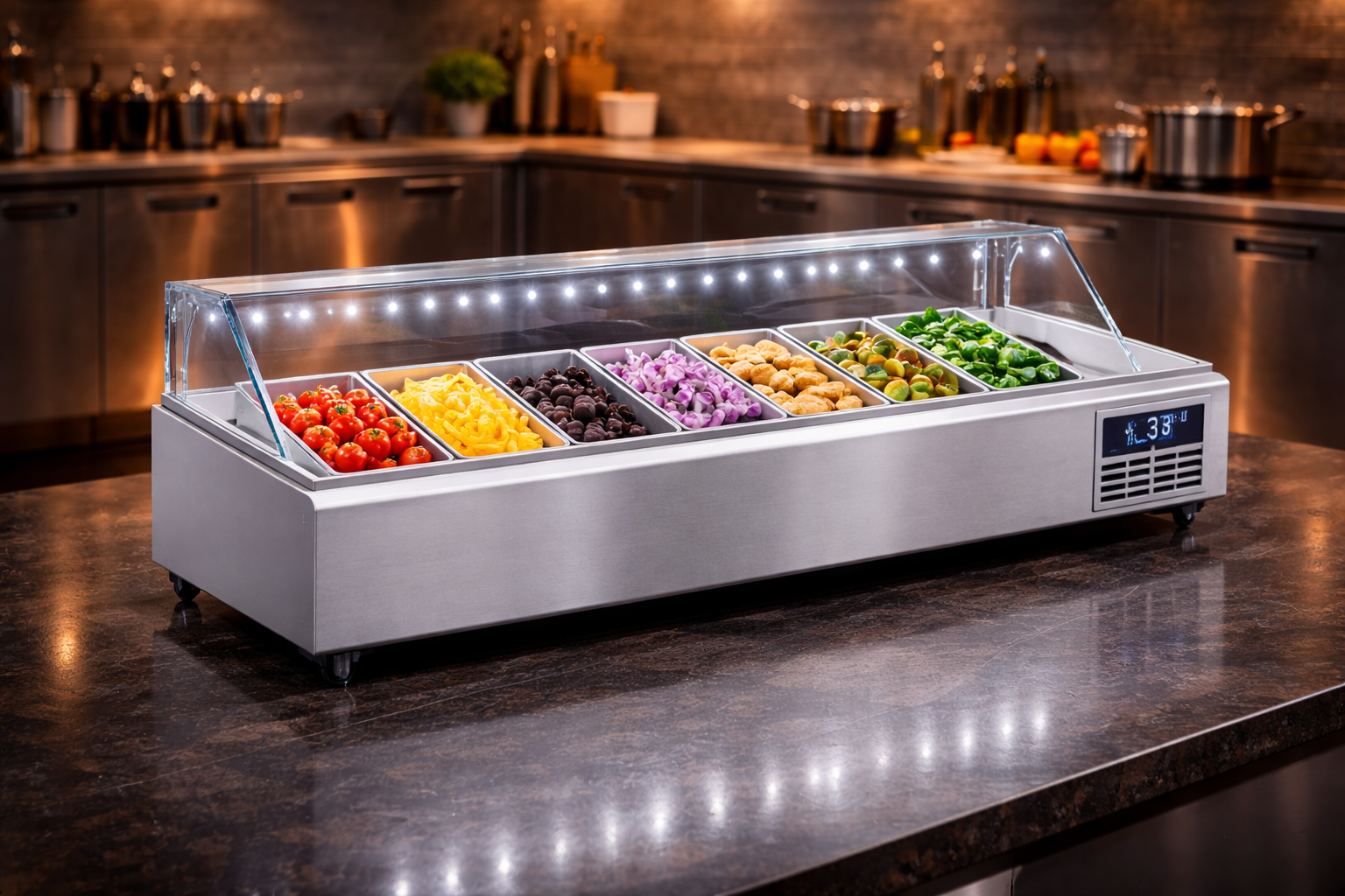 Refrigerated Topping Rails