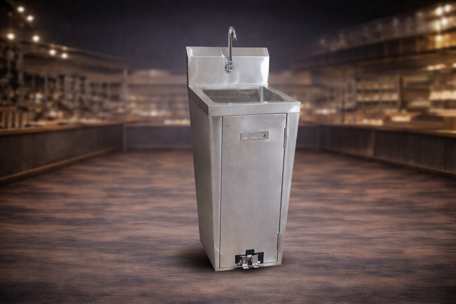 Stainless Pedestal Sinks