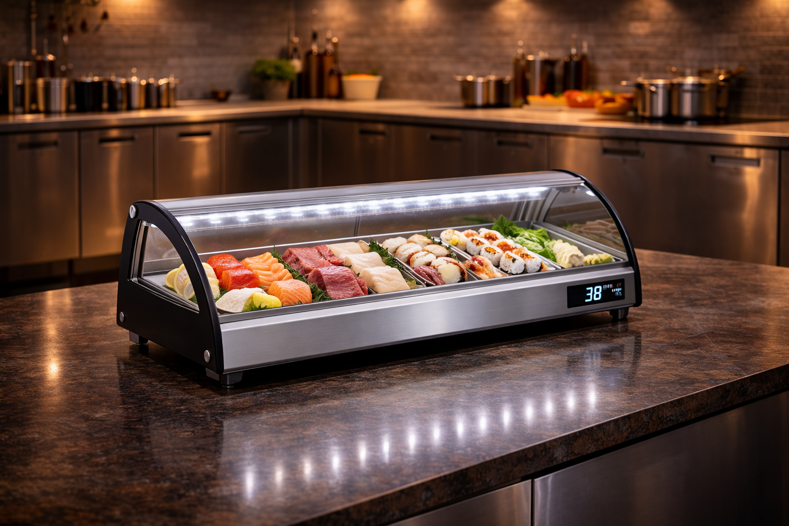 Commercial Sushi Cases