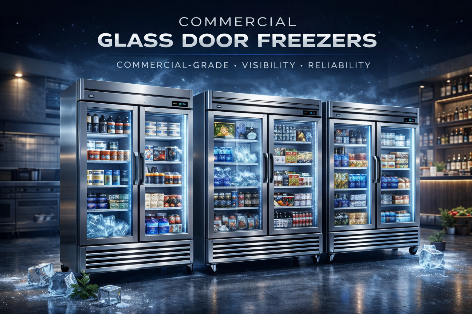 Glass Door Freezers