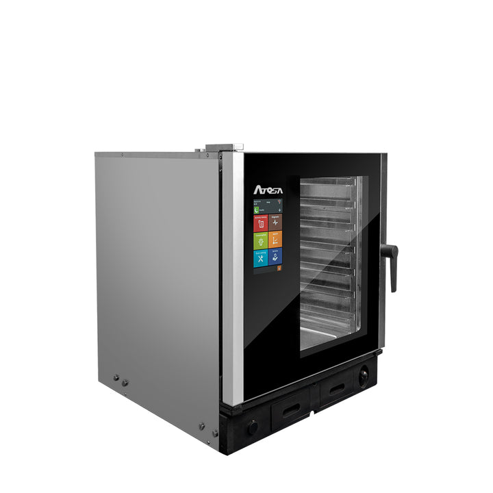 Atosa AEC-0711E Smart Touch Combi Oven Electric 10” Smart Touch Screen - Continental Restaurant Equipment
