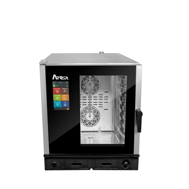 Atosa AEC-0711E Smart Touch Combi Oven Electric 10” Smart Touch Screen - Continental Restaurant Equipment