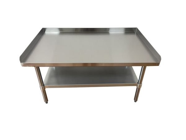 30″ x 48″ equipment stand 48 Inch Wide 16GA.430S/S top shelf