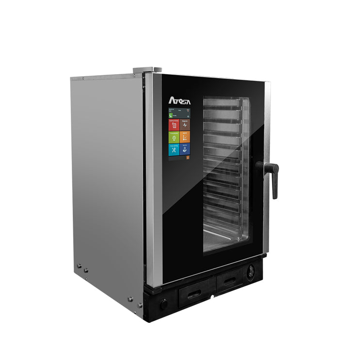 Atosa AEC-1011E Smart Touch Combi Oven Electric 10” Smart Touch Screen - Continental Restaurant Equipment