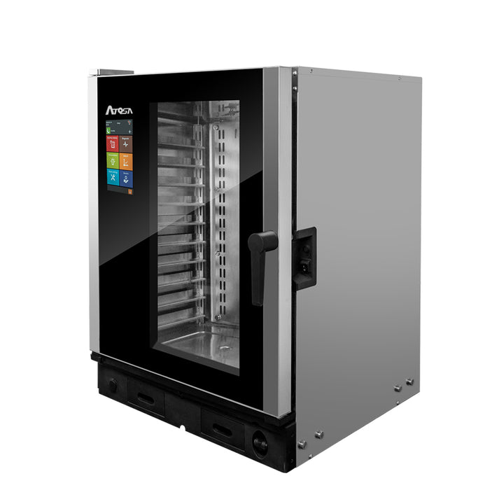 Atosa AEC-1021E Smart Touch Combi Oven Electric 10” Smart Touch Screen - Continental Restaurant Equipment