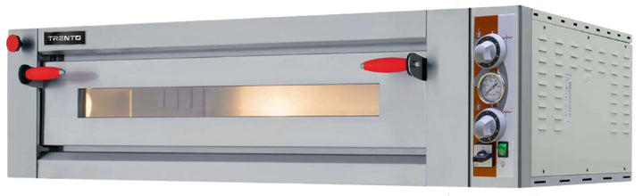Omcan  PE-IT-0024-S Trento Fuoco Series 43″ Single Chamber Pizza Oven with 27.6″ Chamber, Mechanical Display – 6.6 kW, 220 V, 3 Ph - Continental Restaurant Equipment