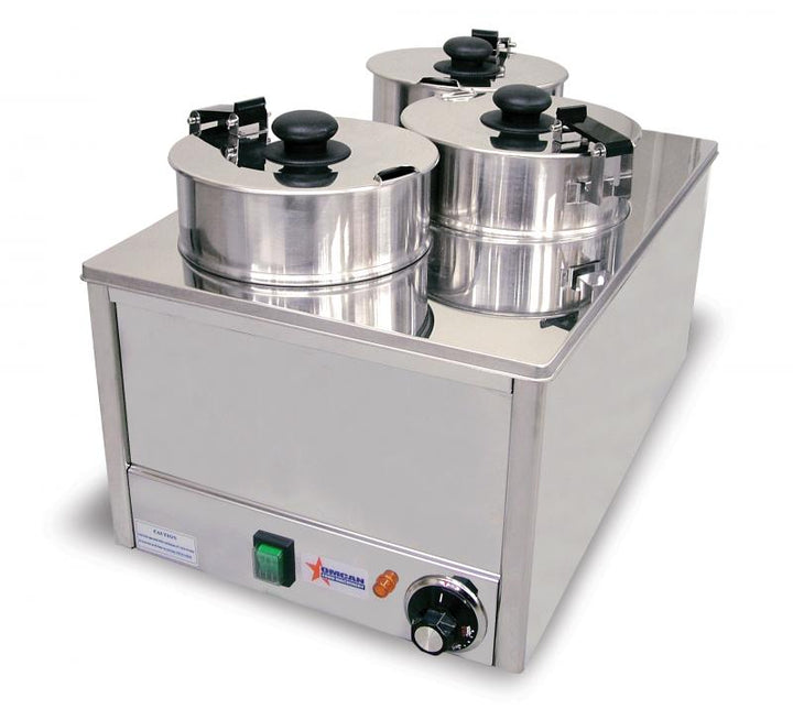 Triple well warmer with 3.8l per container capacity item: 11390 - Continental Restaurant Equipment