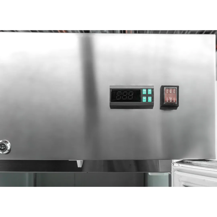 Omcan  FR-CN-1372E-HC Aurora 54″ Reach-in Freezer, 2 Doors, Stainless Steel, 41 cu.ft. (1169 L) Capacity – 110V, 780W - Continental Restaurant Equipment