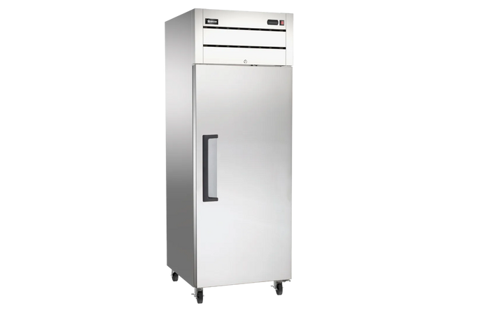 Omcan  FR-CN-0029-TM 29″ Reach-in Freezer, 1 Door, Stainless Steel, 21.5 cu. ft. (609 L) Capacity – 115V / 60Hz / 1Ph - Continental Restaurant Equipment