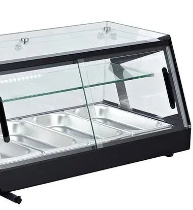 Omcan  RS-CN-0064 51″ Refrigerated Sushi Showcase with Flat Glass and 2.26cu.ft. / 64L Capacity – 110V, 180W - Continental Restaurant Equipment