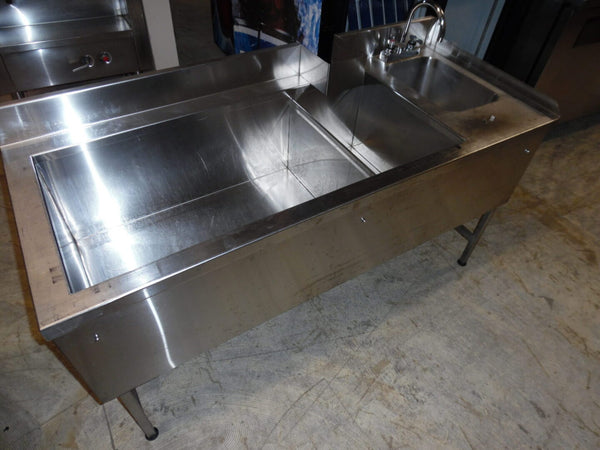 Used Under Bar Cocktail Bar Sink - Continental Restaurant Equipment