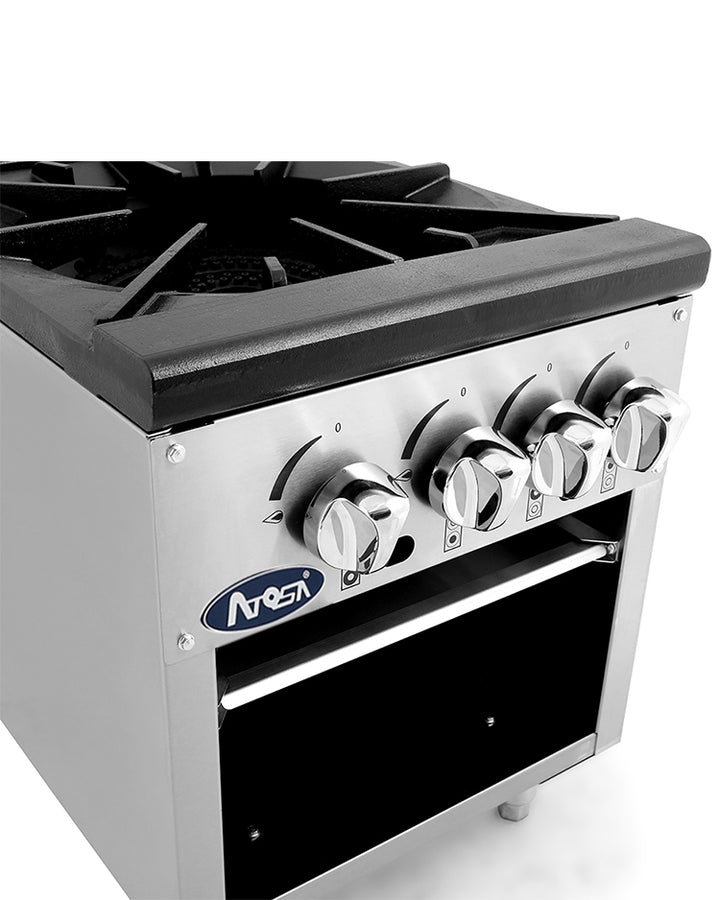 CookRite ATSP-18-2 18” Double Stock Pot Stove - Continental Restaurant Equipment