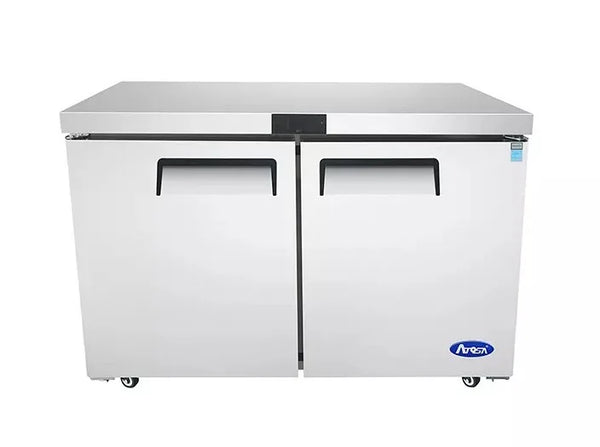 Atosa MGF8403 - 60" Undercounter Refrigerator - 2 Door - Continental Restaurant Equipment
