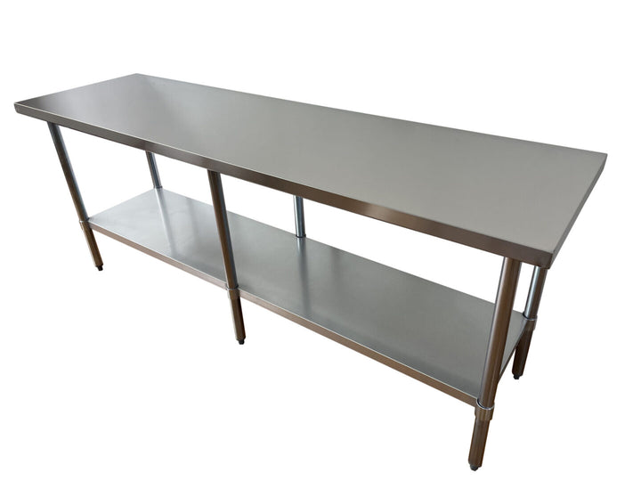 30″ x 96″ Stainless Steel Work Table - Continental Restaurant Equipment