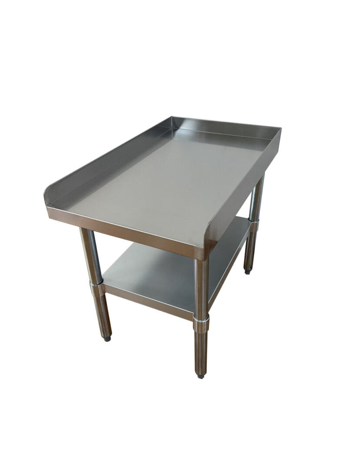 30″ x 18″ equipment stand 18 Inch Wide 16GA.430S/S top shelf - Continental Restaurant Equipment