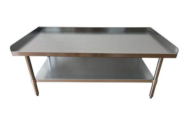 30″ x 60″ equipment stand 60 Inch Wide 16GA.430S/S top shelf