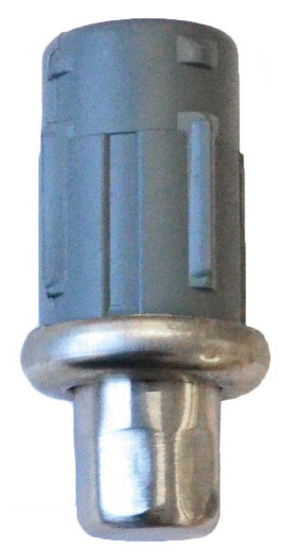 Adjustable bullet foot for worktable -plastic inside and stainless steel outside item: 23520 - Continental Restaurant Equipment