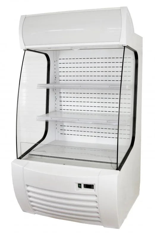 Omcan  RS-CN-0360 34″ Refrigerated Floor Open Display Case 12.7 cu.ft (360 L) - Continental Restaurant Equipment