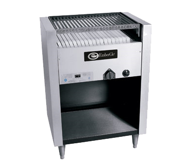 EmberGlo Gas Char-Broiler 25F  26 Inch Wide Open Front with Flame control - Continental Restaurant Equipment
