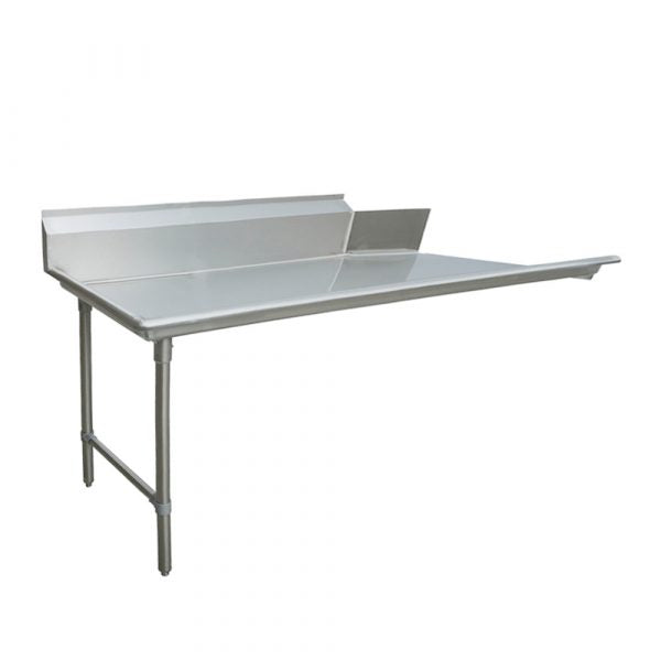60-Inch Stainless Steel Clean Dish Table – Left Side Item: 28478 - Continental Restaurant Equipment