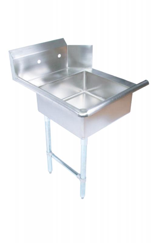 26-Inch Left Side Soiled Dish Table With Sink Item: 28480 - Continental Restaurant Equipment