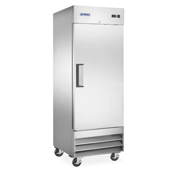 Omcan  RE-CN-0021E-HC Aurora 29″ Reach-in Refrigerator, 1 Door, Stainless Steel, 21 cu.ft. (583 L) Capacity – 120V, 348W