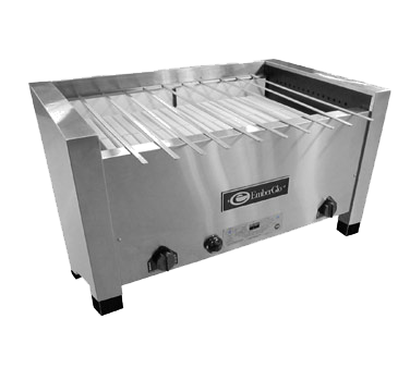 EmberGlo Gas Char-Broiler 31C-KABOB-N 36 Inch Wide Open Front Countertop - Continental Restaurant Equipment