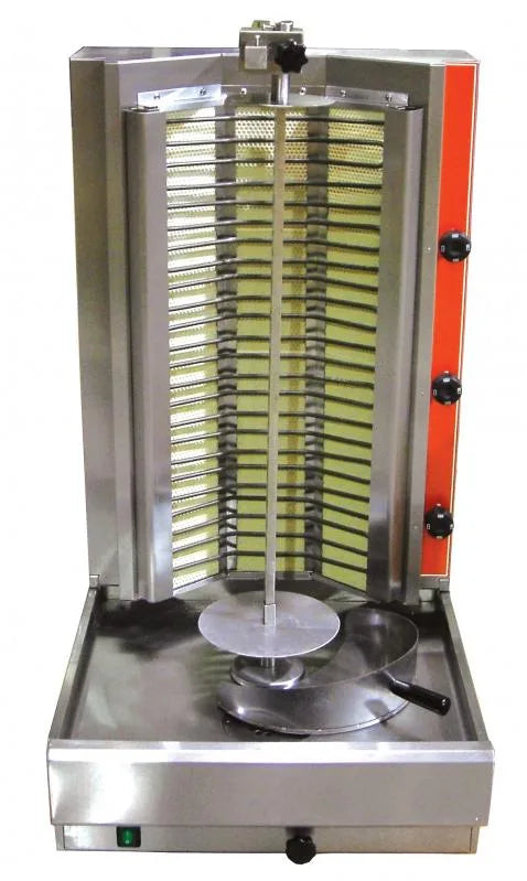 Omcan  BR-CN-0191 Shawarma Grill / Doner Kebab Machine / Vertical Broiler with 66 lb. Capacity, Electric – 220 V, 1 Phase, 6 KW