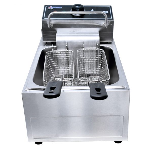110 V Single table top electric fryer item: 34867 - Continental Restaurant Equipment