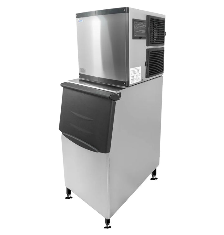 Omcan  IC-CN-0329 22″ Ice Maker Machine with 275 lb. Ice bin – Ice Yield 350 lb./day, Energy Star - Continental Restaurant Equipment
