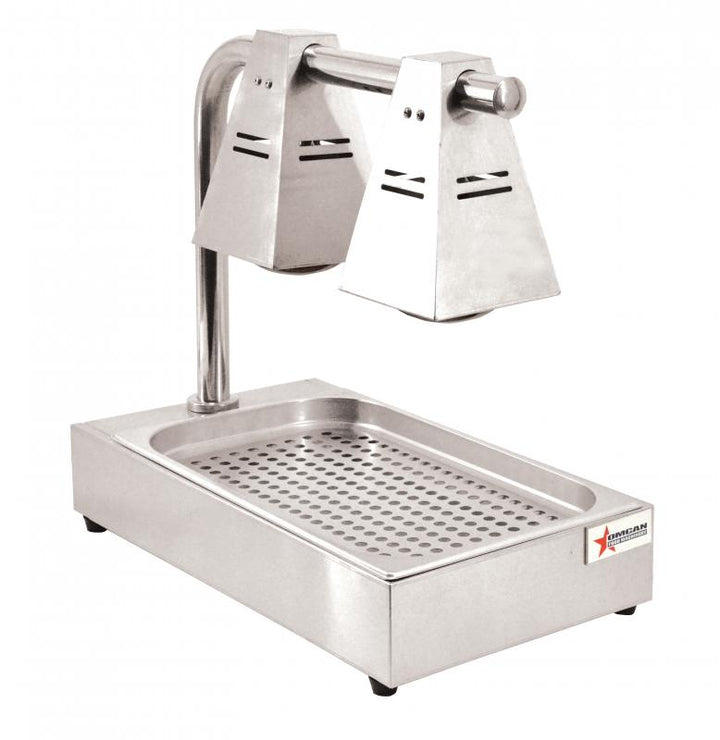 Double-bulb chip dump with tray and 275-watt infrared bulb item: 39601 - Continental Restaurant Equipment