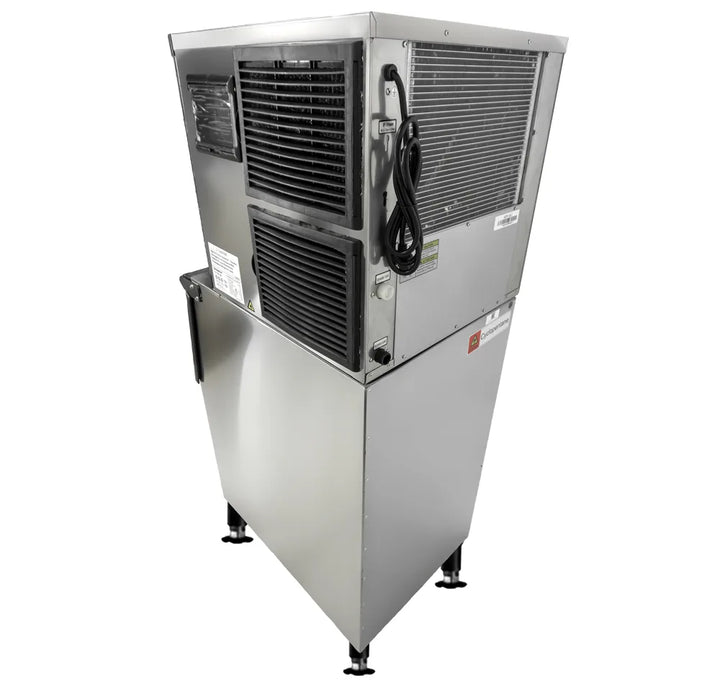 Omcan  IC-CN-0329 22″ Ice Maker Machine with 275 lb. Ice bin – Ice Yield 350 lb./day, Energy Star - Continental Restaurant Equipment