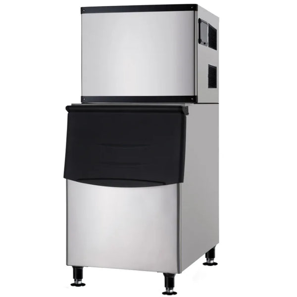 Omcan  IC-CN-0529 30″ Ice Maker Machine with 375 lb. Ice Bin – Ice Yield 500 lb. per Day, Energy Star - Continental Restaurant Equipment