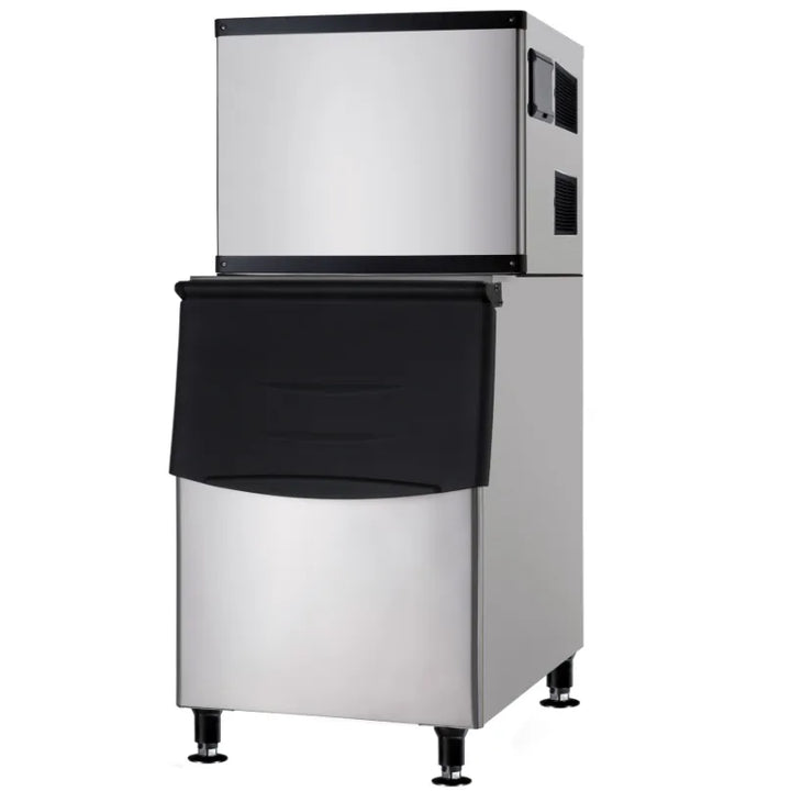 Omcan  IC-CN-0529 30″ Ice Maker Machine with 375 lb. Ice Bin – Ice Yield 500 lb. per Day, Energy Star - Continental Restaurant Equipment
