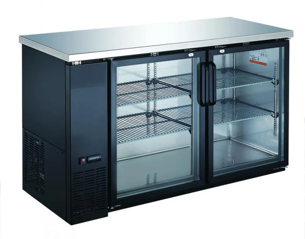 Omcan  BB-CN-0012-GH 49" Glass Door Back Bar Cooler with 11.8 cu. ft. capacity