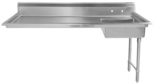 60-Inch Right Side Under Counter Dish Table Item: 40192 - Continental Restaurant Equipment