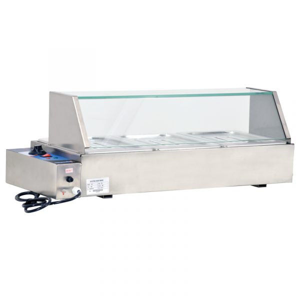 36-inch bain marie with 3 half-sized pans item: 18269 - Continental Restaurant Equipment