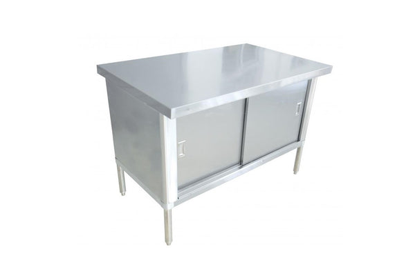 30″ x 72″ 430 stainless steel knock-down worktable – flush edge item: 43721 - Continental Restaurant Equipment