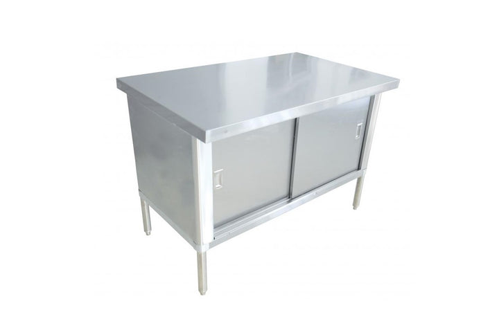 30″ x 72″ 430 stainless steel knock-down worktable – flush edge item: 43721 - Continental Restaurant Equipment