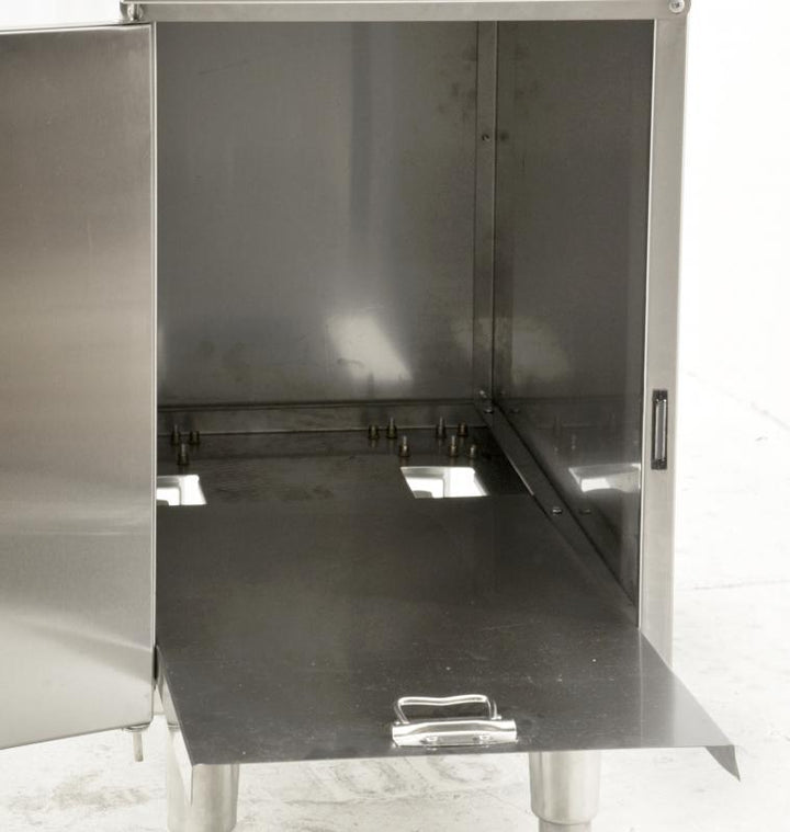 Chip dump station with heating lamp item: 43260 - Continental Restaurant Equipment