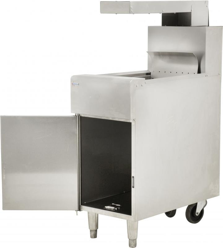 Chip dump station with heating lamp item: 43260 - Continental Restaurant Equipment