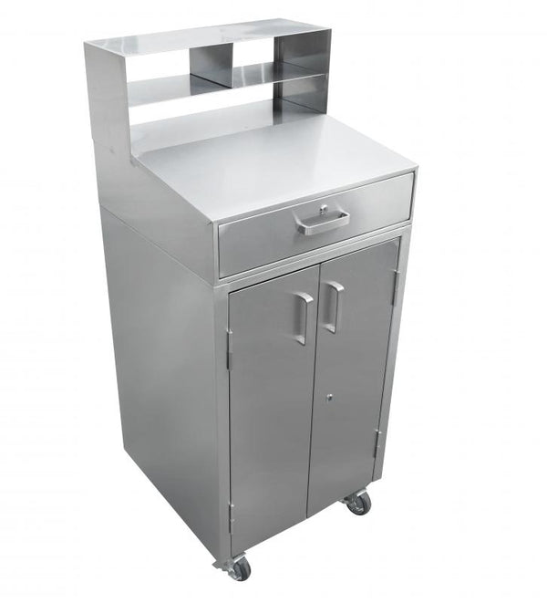 24-inch stainless steel mobile receiving desk item: 43470