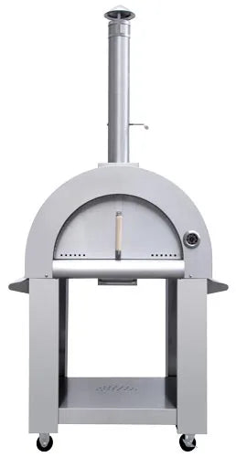 Omcan 32″ Stainless Steel Wood Fired Pizza Oven